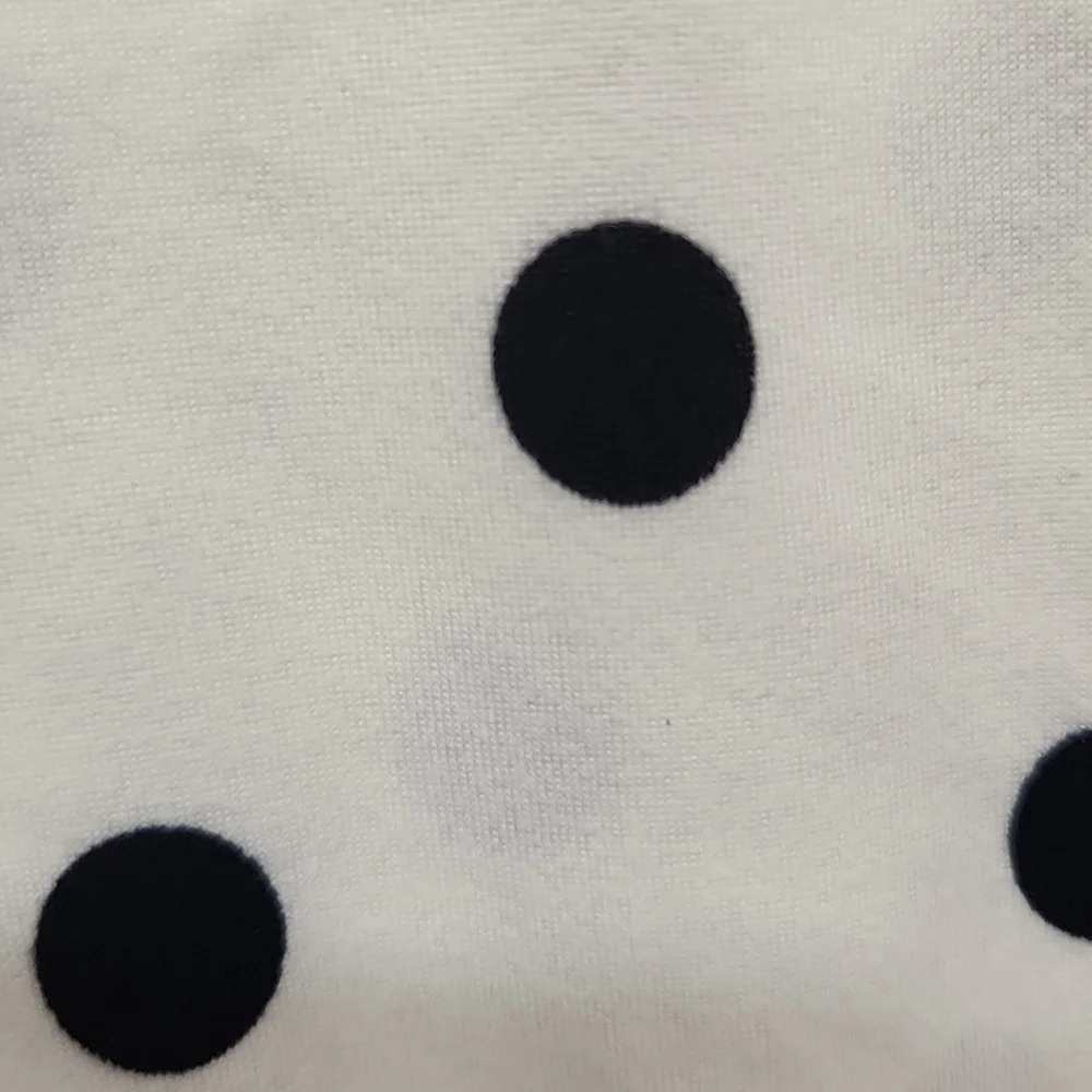 LES Amis size med polka dots top NWOT ruffle bottom - Picture 2 of 3